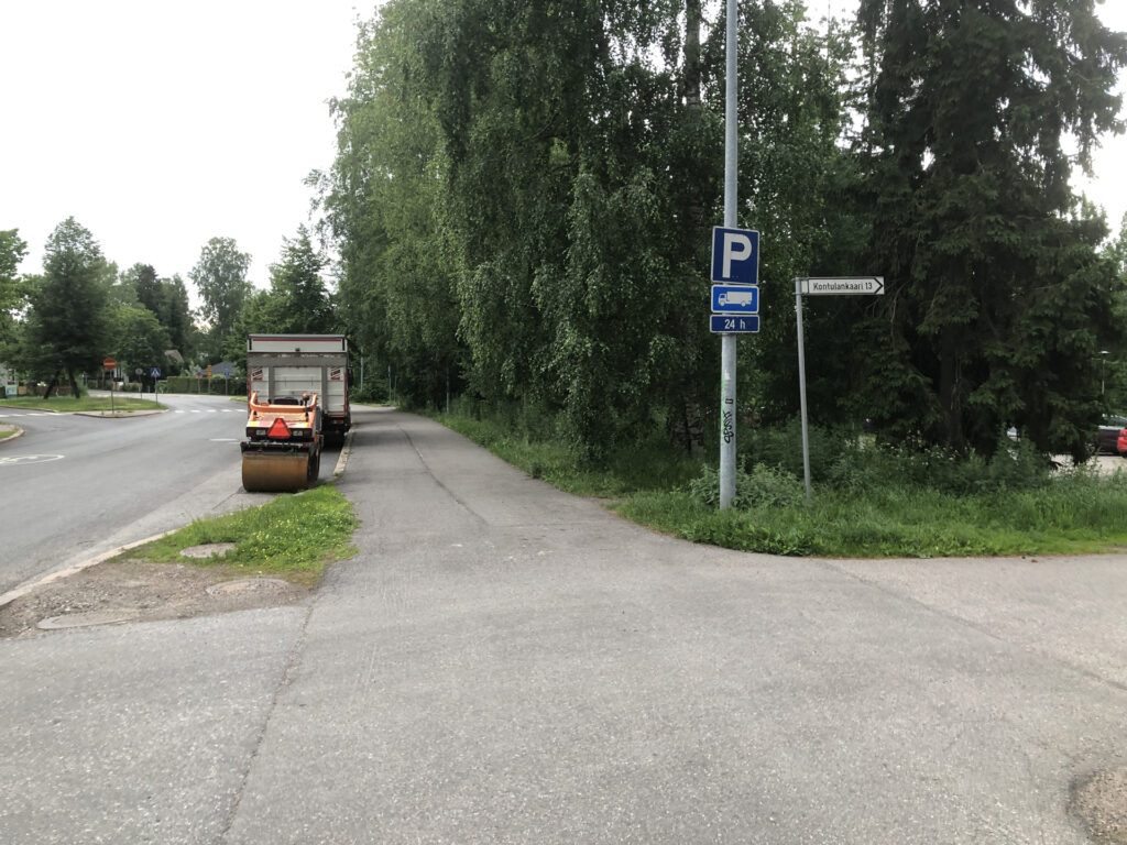 Picture of a sign in Vesala.